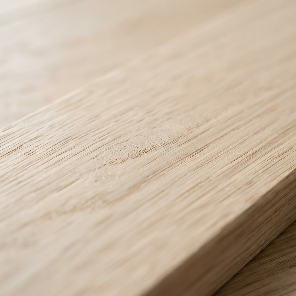 Waterborne finish on hardwood floor