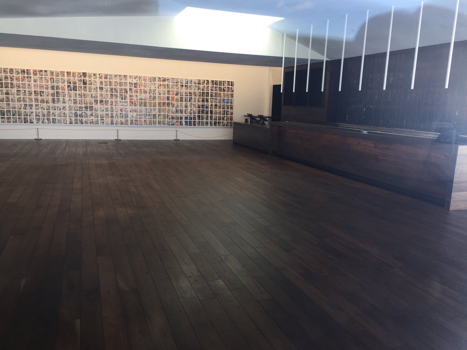 Custom flooring close-up